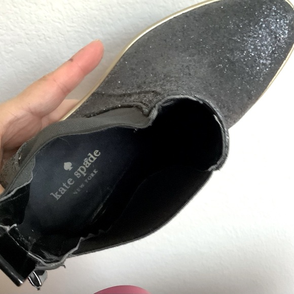 Kate Spade Sedgewick Black.   Glitter Ankle - Picture 7 of 8